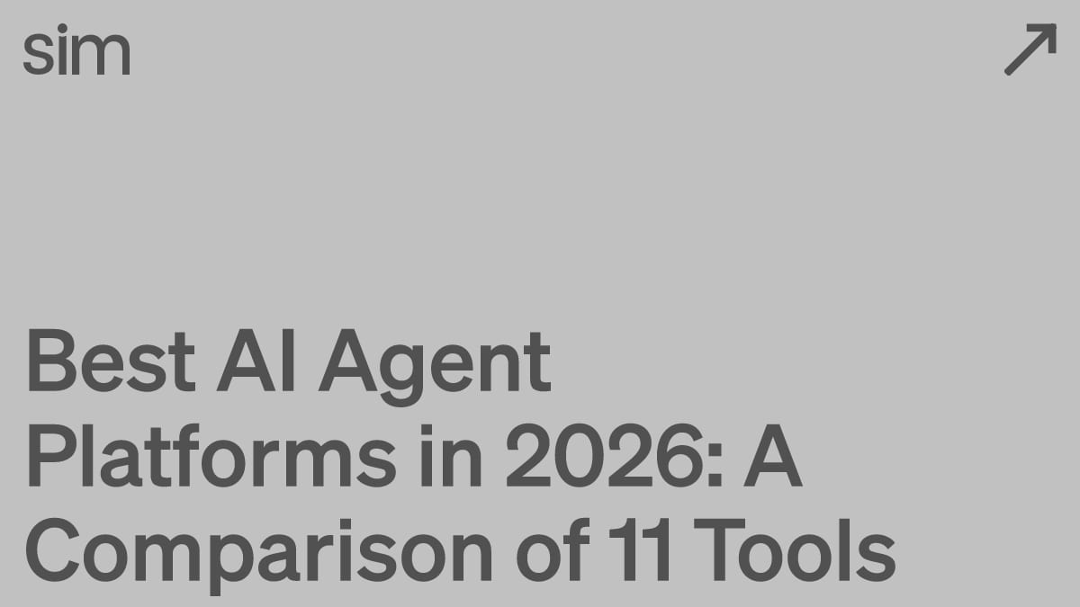 Best AI Agent Platforms in 2026: A Comparison of 11 Tools
